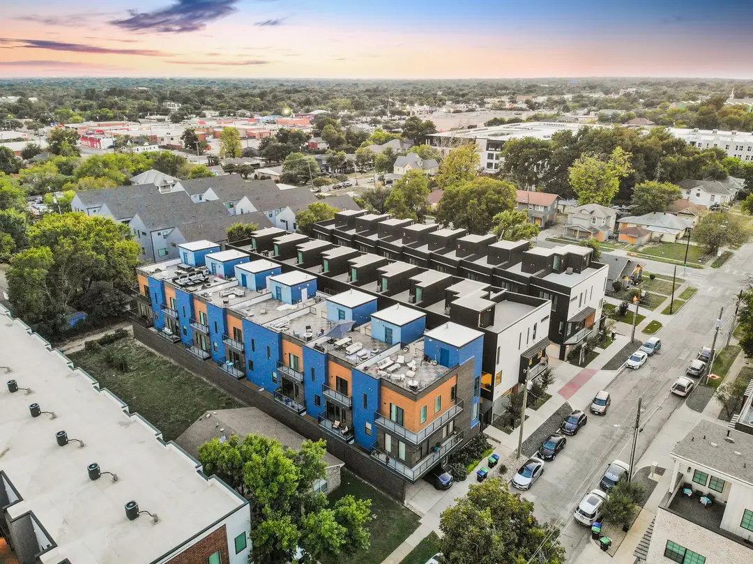 Aerial real estate photography example